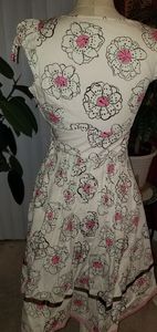 Pretty floral pink dress